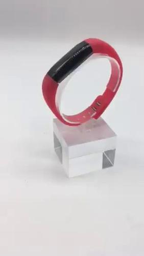 ACRYLIC BLOCK WATCH DISPLAY WITH HOT STAMP LOGO, acrylic watch block with C-cuff