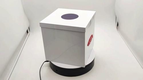 Custom-made acrylic white lottery box storage box, suitable for event lottery, delivery of tickets